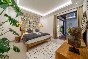 Premium bedding, in-room safe, individually decorated - Sanjama Villa Bali  (Badung)