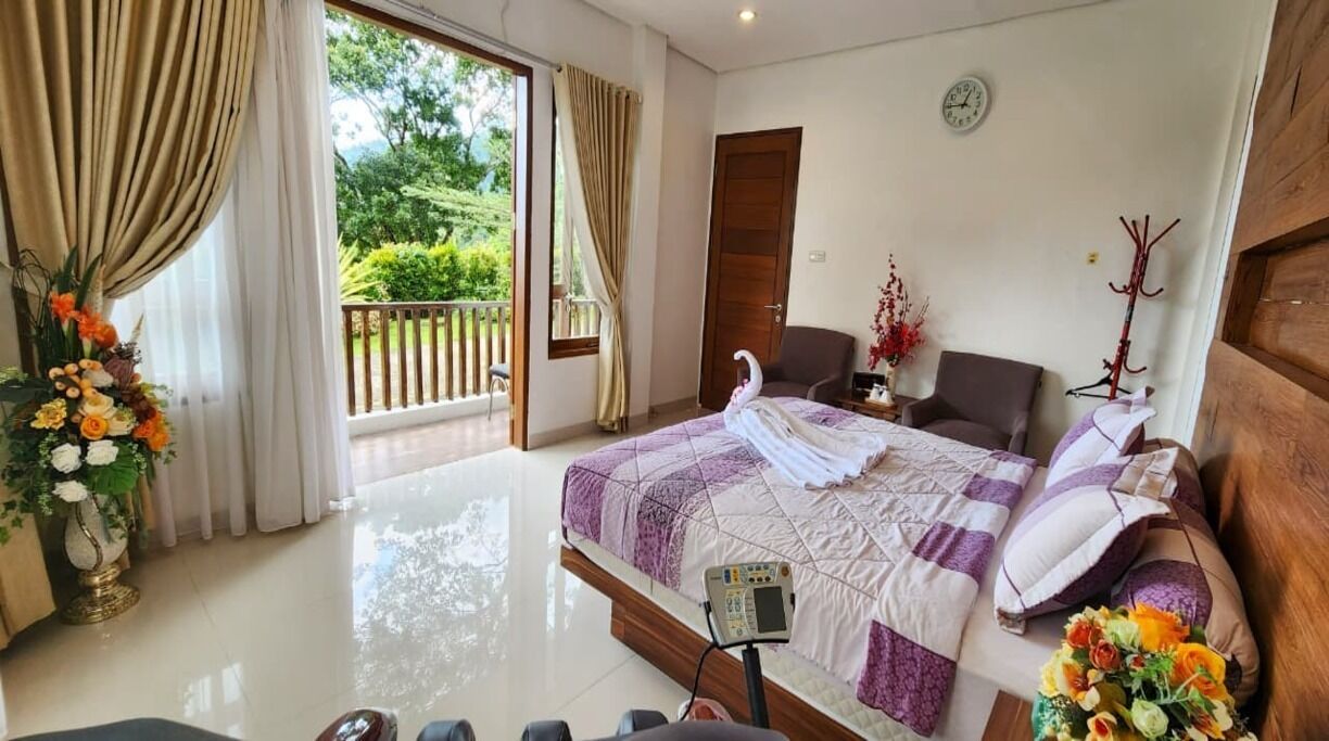 Villa superior, 2 habitaciones, no fumadores, vistas a la colina | Wifi gratis