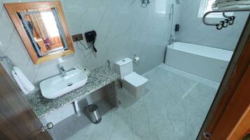 Superior Suite, Balcony, Mountain View | Bathroom | Slippers