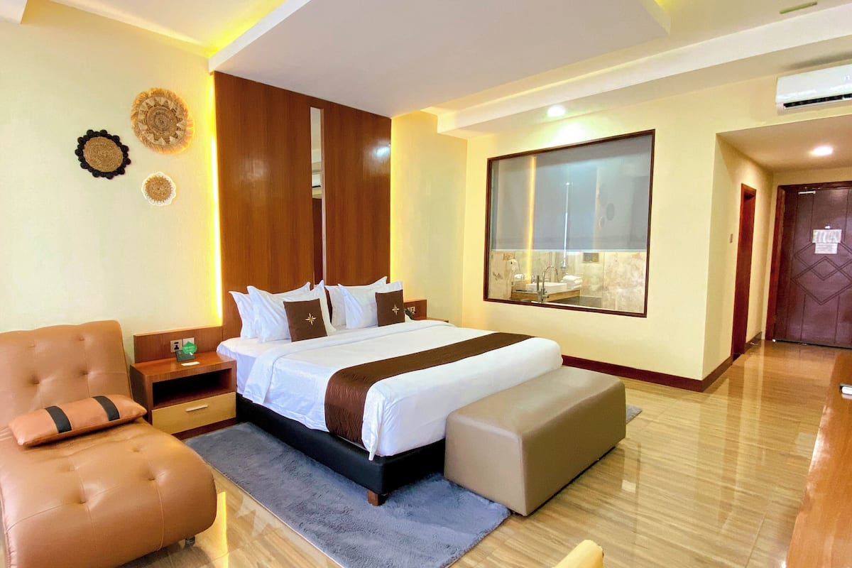 Suite junior, vista al mar | Wifi gratis y ropa de cama 