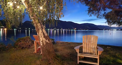 Quiet Lakefront Home with Private Beach & Stunning Views - Great for Families