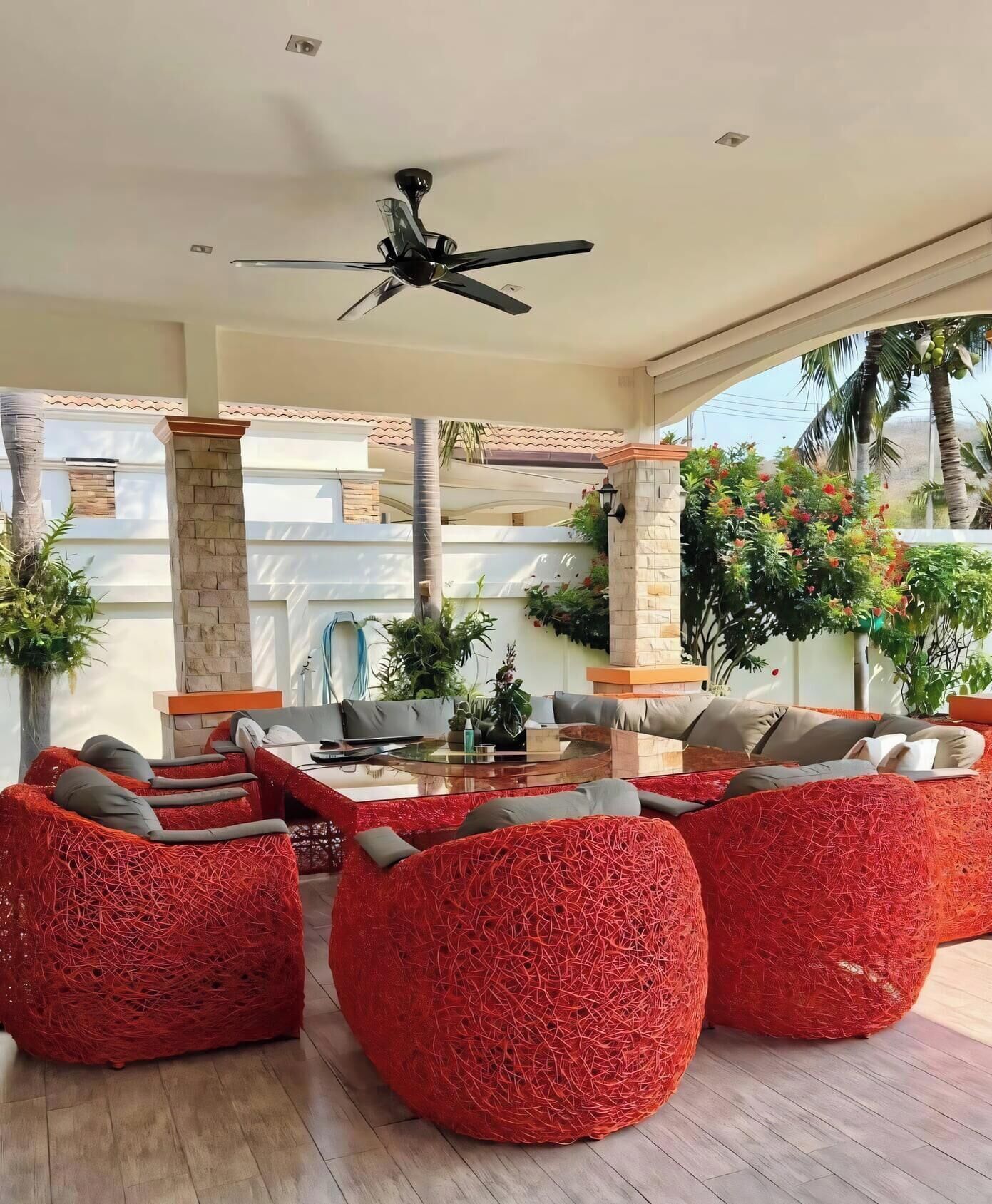 Villa de lujo, vistas a la montaña | Terraza o patio