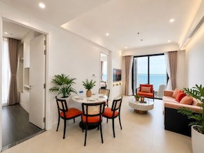 Apartment, 2 Bedrooms, Balcony, Sea View | Living area | LCD TV - Hillside Gallery Phu Quoc Condotel (Phu Quoc)