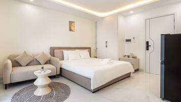 Ropa de cama de alta calidad, wifi gratis y ropa de cama