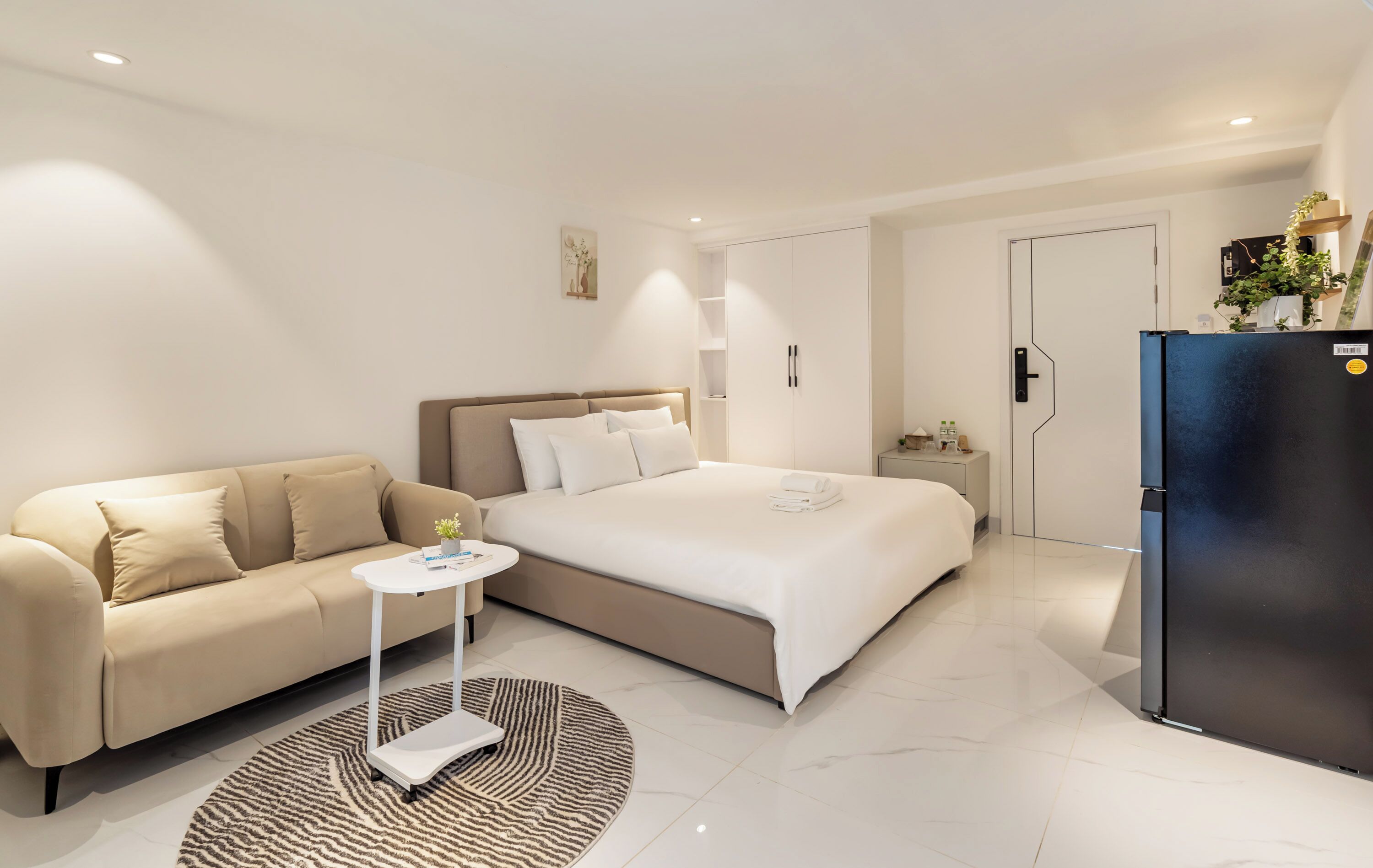 Double with Patio, Annex building | Premium bedding, free WiFi, bed sheets