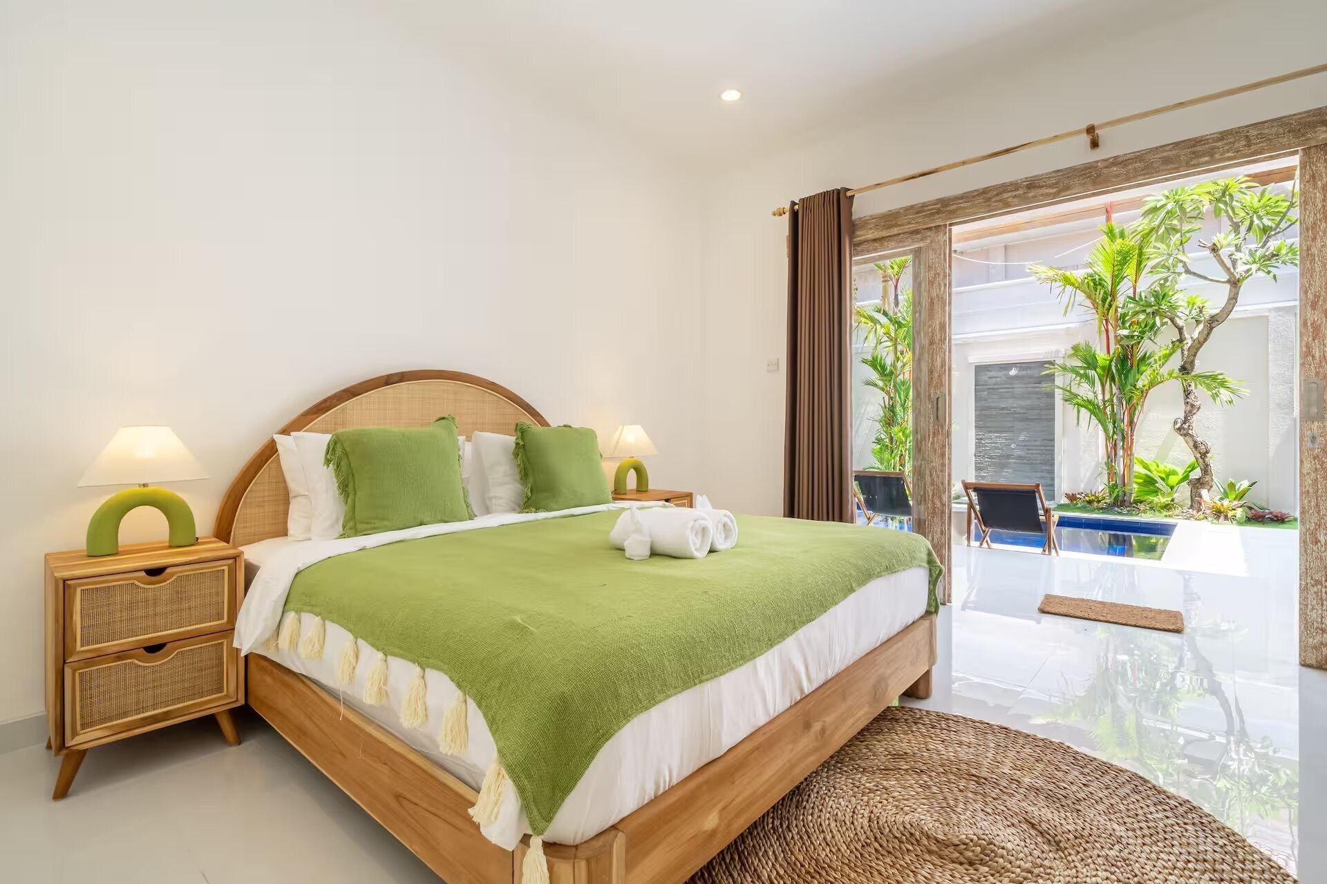 Superior-Villa, 4 Schlafzimmer, eigener Pool | Bettwäsche aus ägyptischer Baumwolle, hochwertige Bettwaren, Zimmersafe