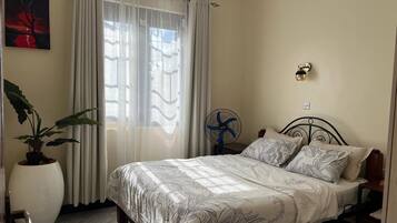 Iron/ironing board, WiFi, bed sheets