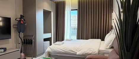 Apartment, 1 Schlafzimmer, barrierefrei, Raucher | Wohnzimmer