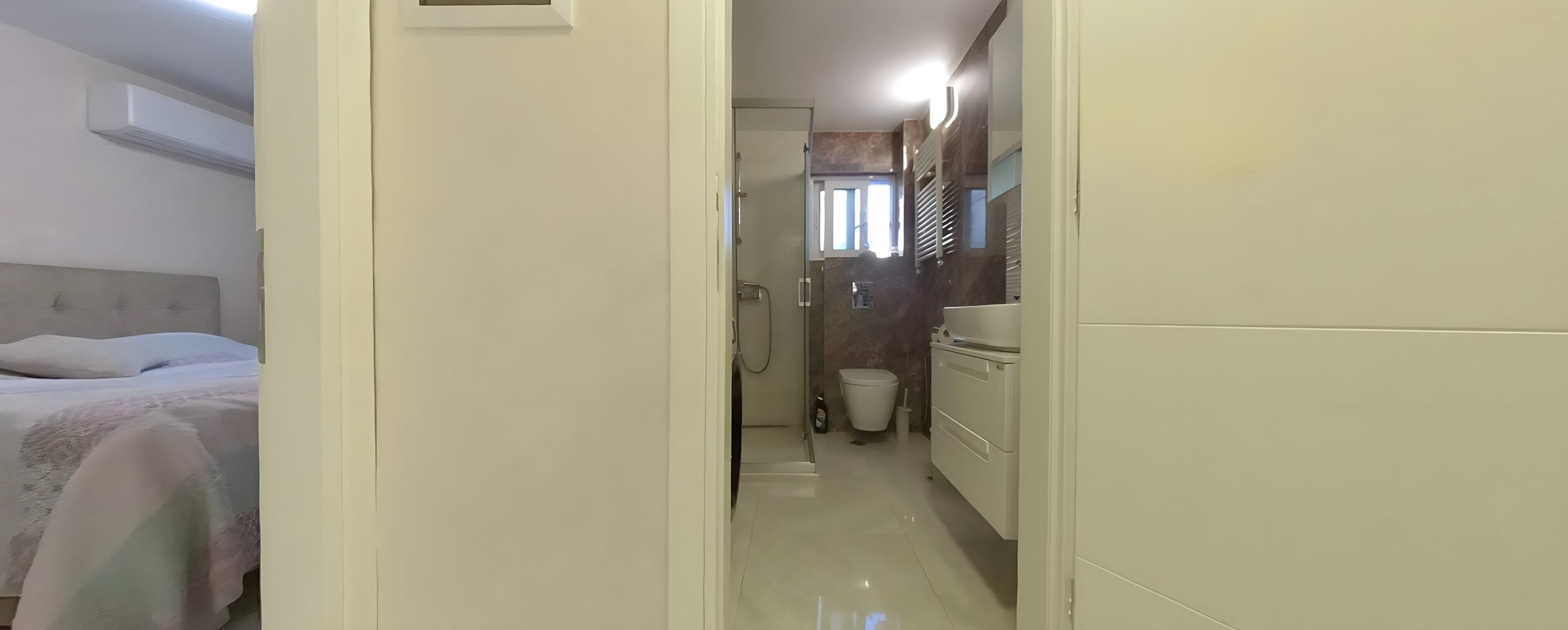 Een douche, een haardroger