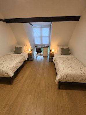 2 chambres, accès Internet