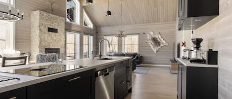 Cabane, 4 chambres, non-fumeur, animaux de compagnie interdits | Cuisine privée