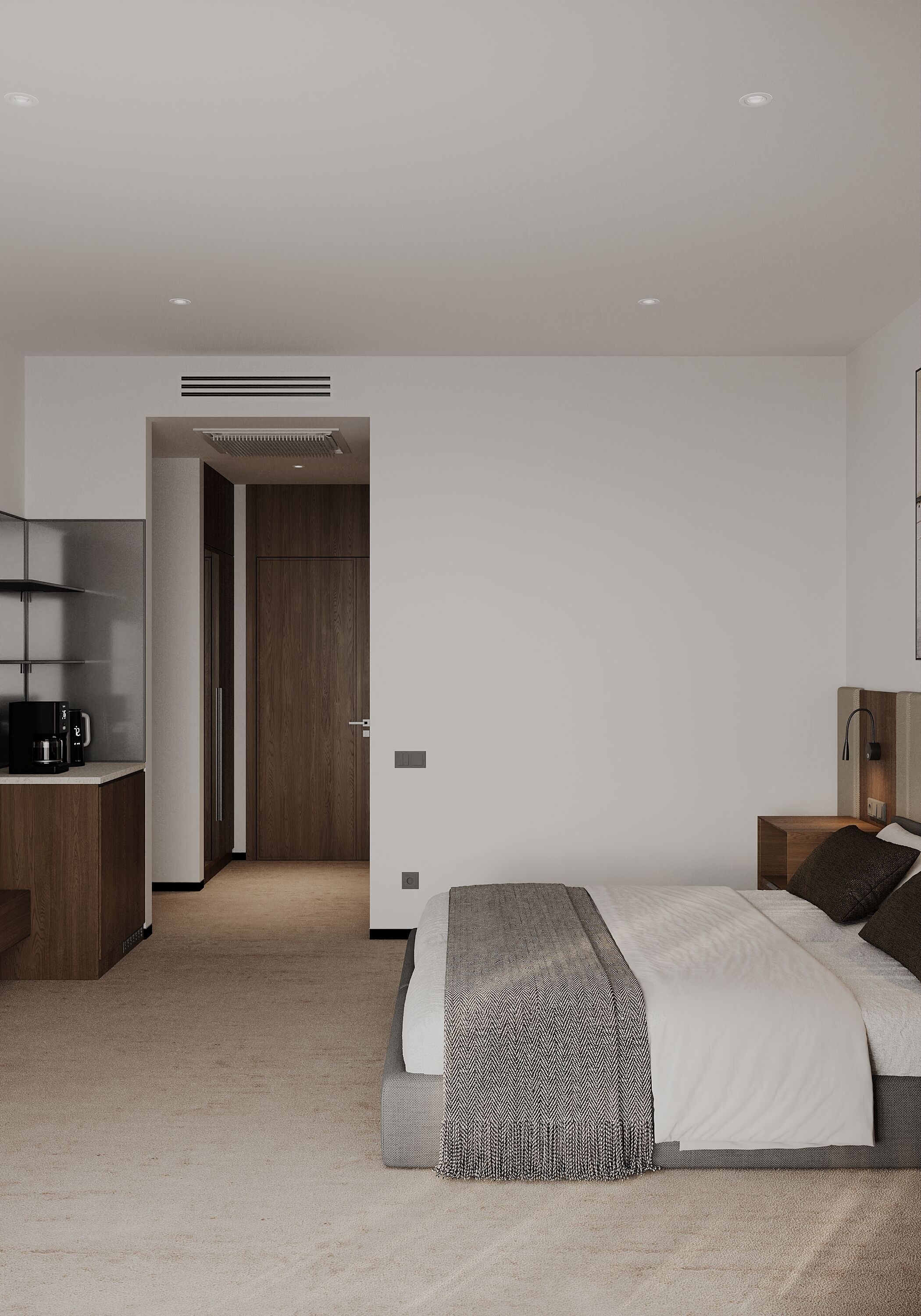 Kamar Double atau Twin Klasik, balkon, pemandangan gunung | Brankas, meja kerja, ruang kerja ramah laptop, dan tirai kedap cahaya