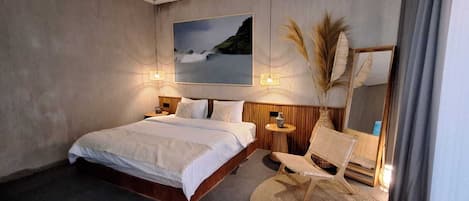 Villa Deluxe | Tabla de planchar con plancha, wifi gratis y ropa de cama