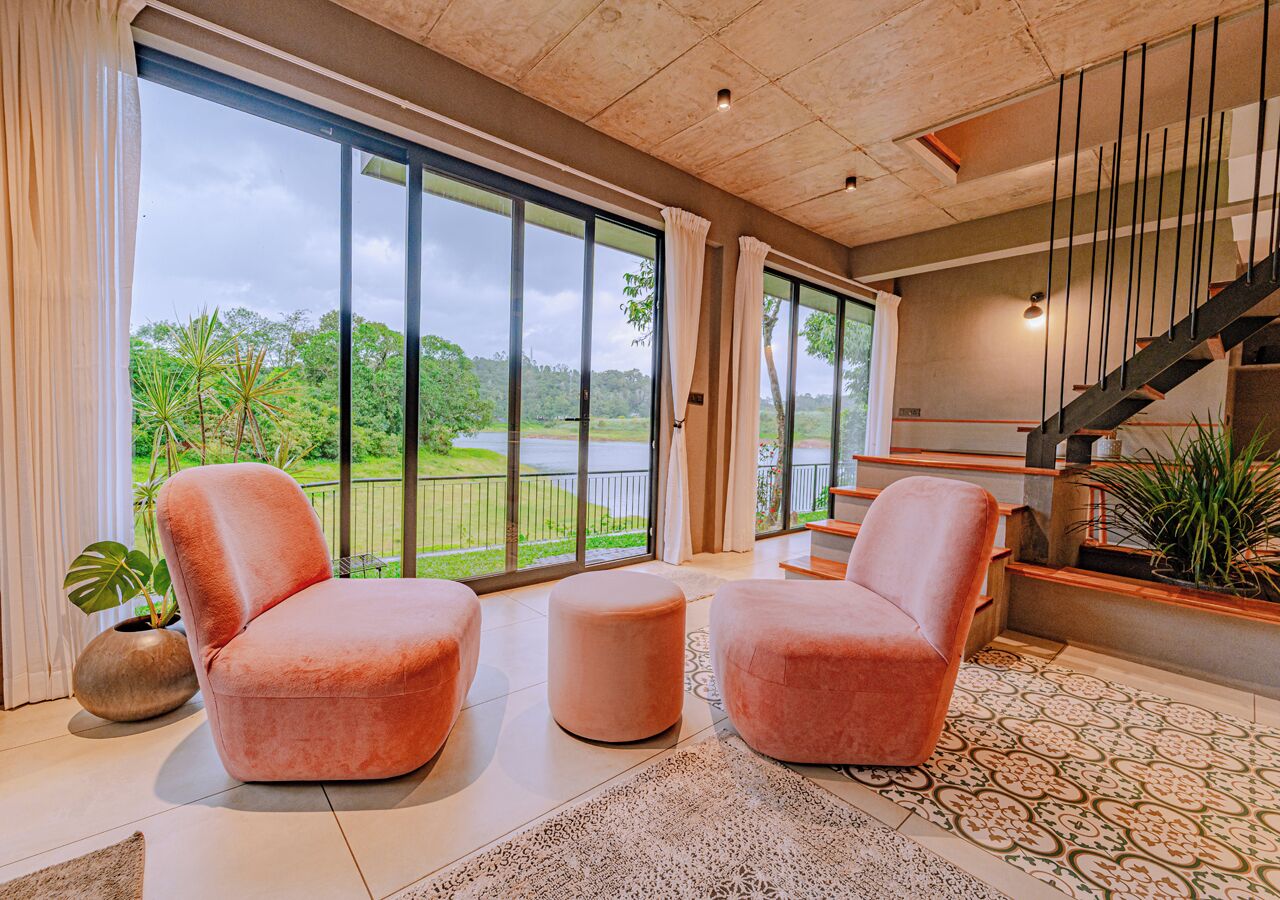 Superior villa, uitzicht op rivier | Interieur