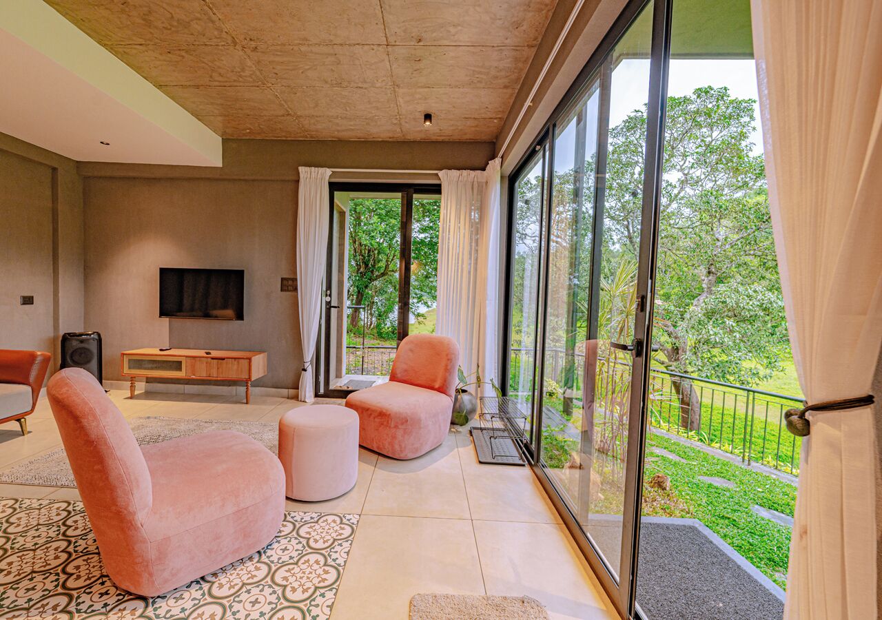 Superior villa, uitzicht op rivier | Woonruimte