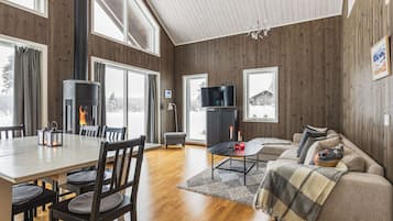 Cabana, 4 quartos, nĂŁo aceita animais de estimação, vista para a montanha | Ărea de estar