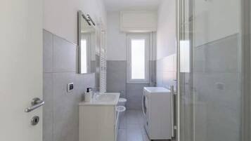 Shower, hair dryer