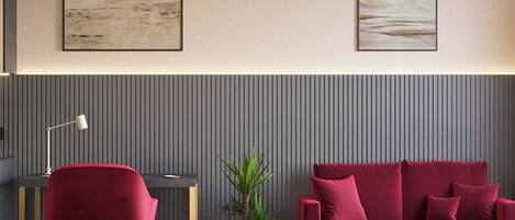Double Room, 1 Queen Bed, Mobility Accessible | Minibar, in-room safe, desk, laptop workspace