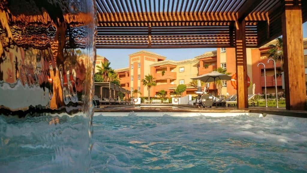 Outdoor spabad