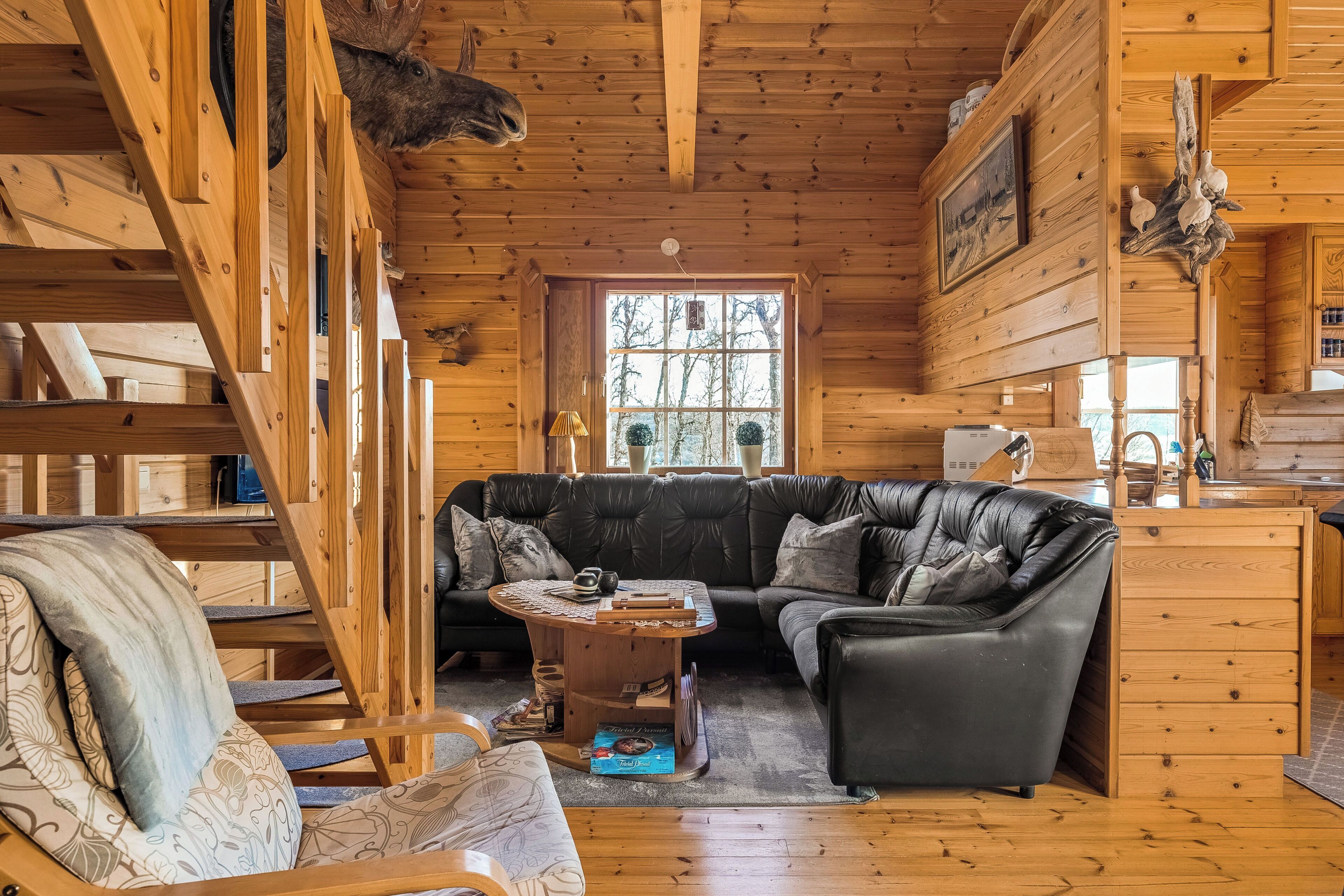 Cabin, 4 Bedrooms, Non Smoking, Mountain View | Living area