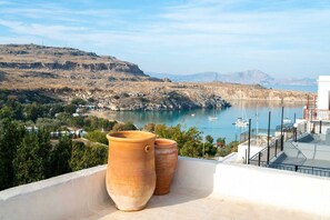Terrace/patio - Vasilikos Mansion in Lindos (Rhodes)