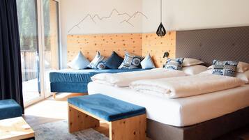 Panoramic-Suite, Bergblick | Zimmersafe, kostenloses WLAN, Bettwäsche