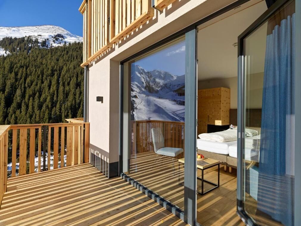 Suite Junior, vue montagne | Terrasse/Patio