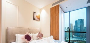 Luxury Two bedrooms Apartment KLCC Park View | Bettwäsche aus ägyptischer Baumwolle, hochwertige Bettwaren