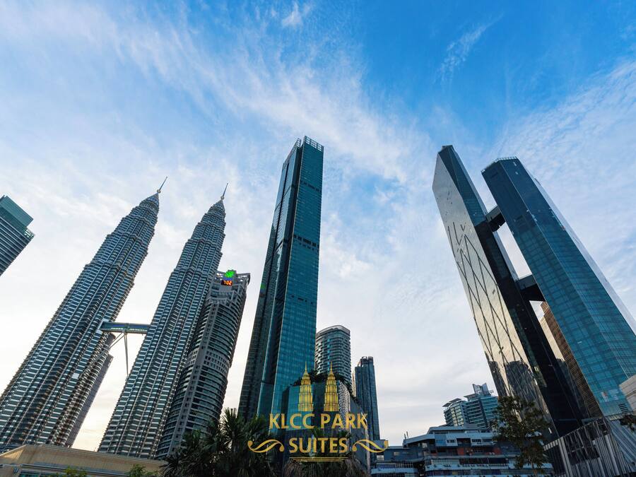 High-rise buildings in a cityscape.