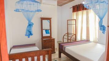 Kamar Triple Deluks, pemandangan kebun | Wi-Fi gratis