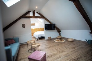 1 chambre, fer et planche à repasser, Wi-Fi, draps fournis