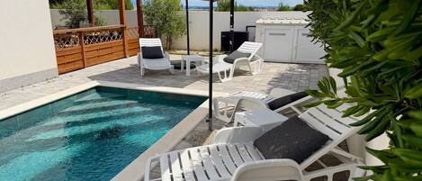 Opvarmet pool
