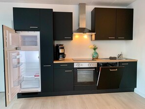 Kühlschrank, Ofen, Herdplatte, Geschirrspüler