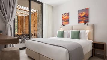 Villa Sunset with Sea View | Desk, iron/ironing board, travel cot, free WiFi