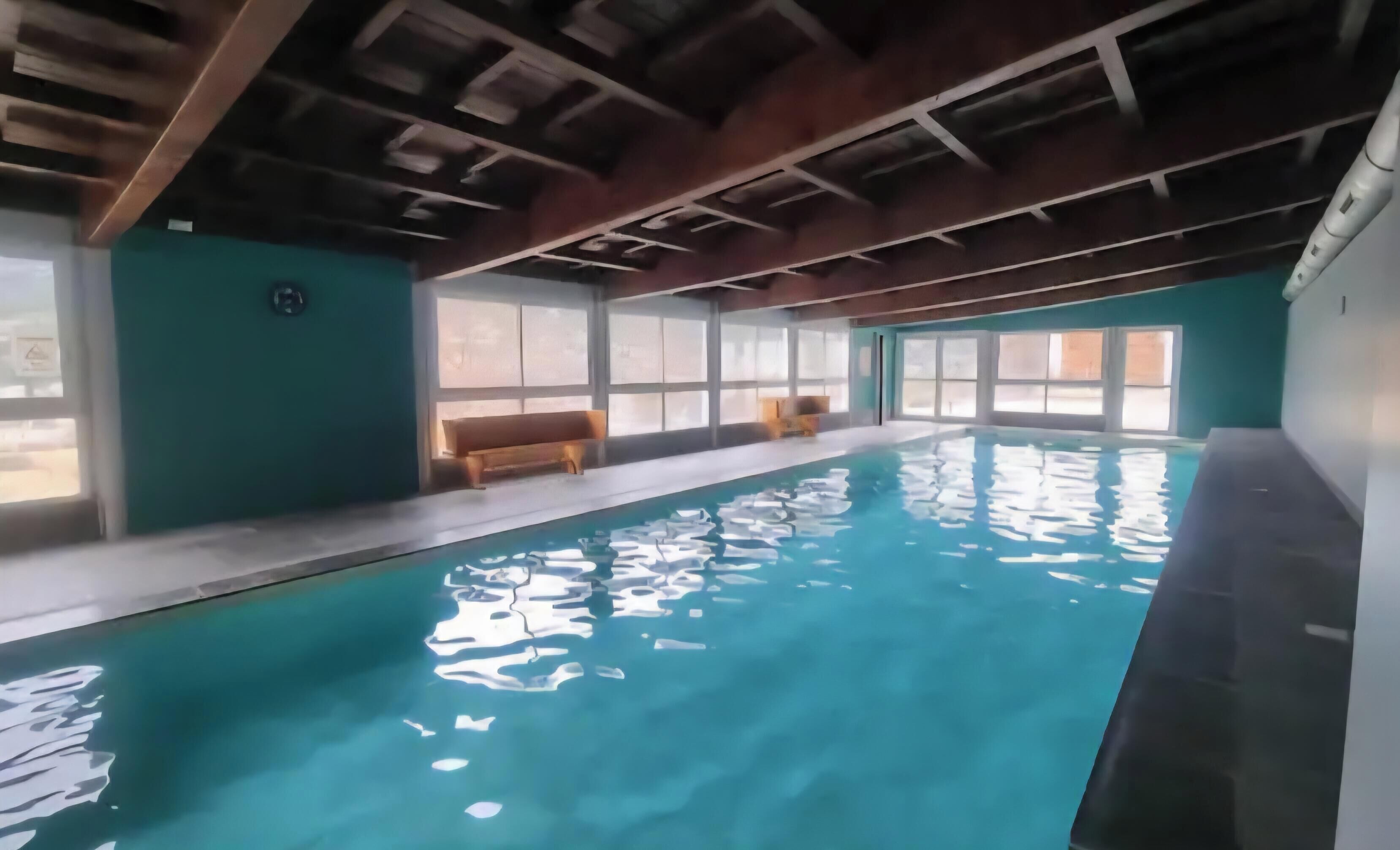 Indoor pool, a heated pool