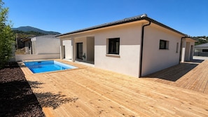 Pool - Magnificent luxury detached villa T4 private pool (Santa-Lucia-di-Moriani)