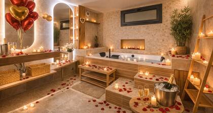 Balinese luxury villa Disneyland Paris. Spa, cinema, billiards for families.
