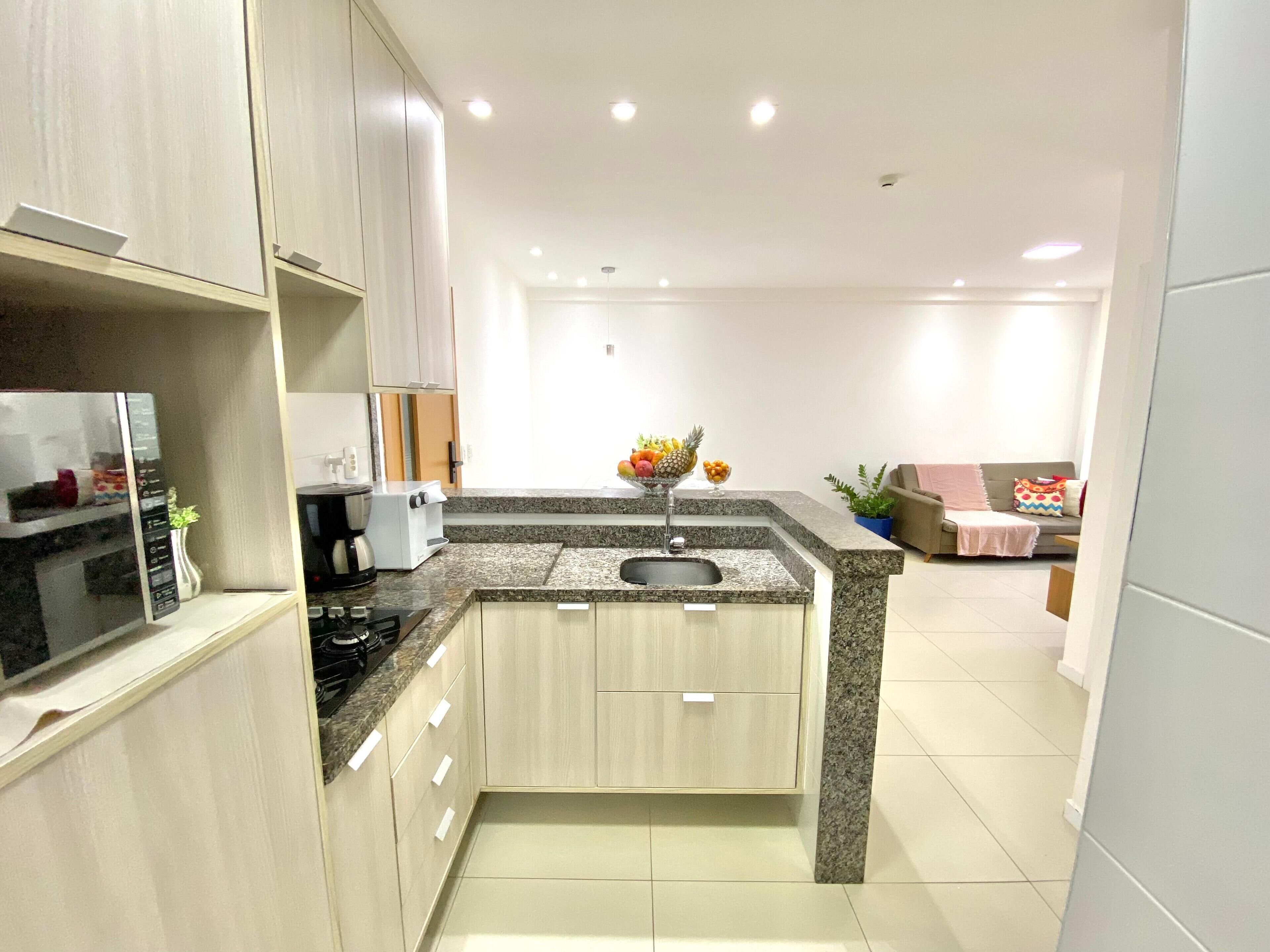 Family Apartment, Garden View | Private kitchen