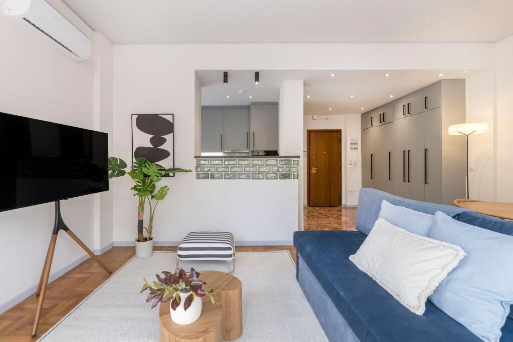 Apartamento Confort, balcón, vistas a la ciudad | Zona de estar