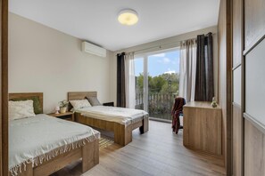 2 habitaciones, tabla de planchar con plancha y wifi 