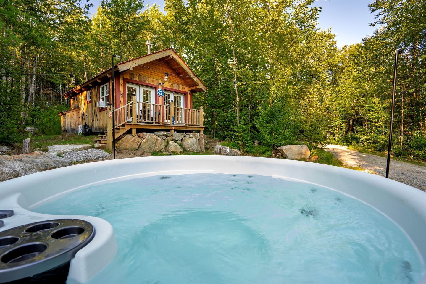 Baignoire à remous extérieure