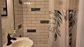 Hair dryer, towels
