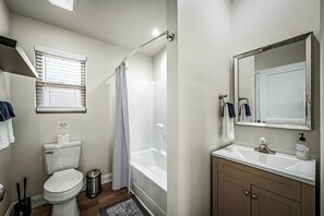 Hair dryer, towels - Stylish Modern Getaway with Fire Pit near DeSoto Falls in Mentone, AL (Mentone)