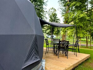 Unclassified image, 2 of 36, button - Whimsical Dome Escape Amid the Majestic Mountains and Enchanting Rivers of New York (Gilboa)