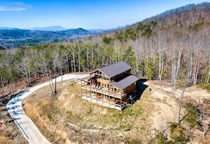 Exterior - Luxurious Sevierville Mountain Retreat • Heated Indoor Pool, Hot Tub & Arcade, Sevierville, TN (Sevierville)