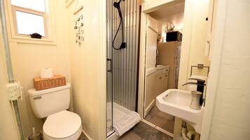 Hair dryer, towels