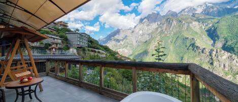 Family House, Balcony, Hill View | Terrace/patio