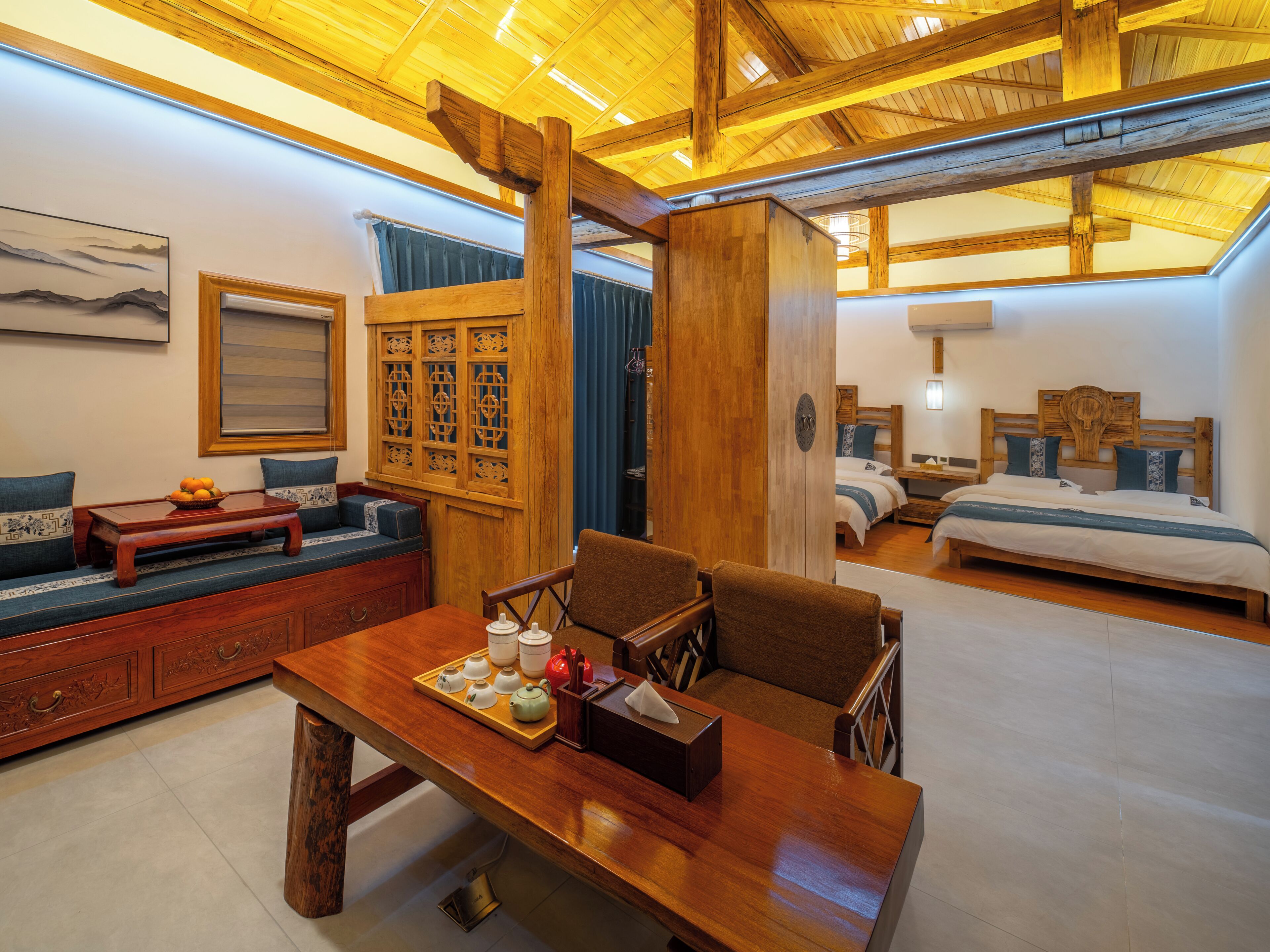 Senior House, Balcony, Hill View | Premium bedding, down duvets, individually decorated