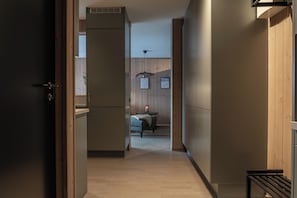 Appartement, 2 chambres, animaux de compagnie interdits, vue montagne | Intérieur