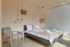 Family Apartment, Balcony, Courtyard View | Individually decorated, laptop workspace, iron/ironing board - Oslo Family House with balcony Sopot (Sopot)